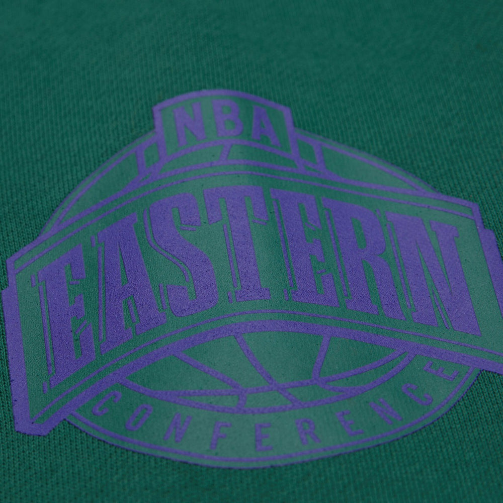Milwaukee Bucks Hardwood Classics Team Origins Fleece Pullover Hoodie Hunter Green - NBA