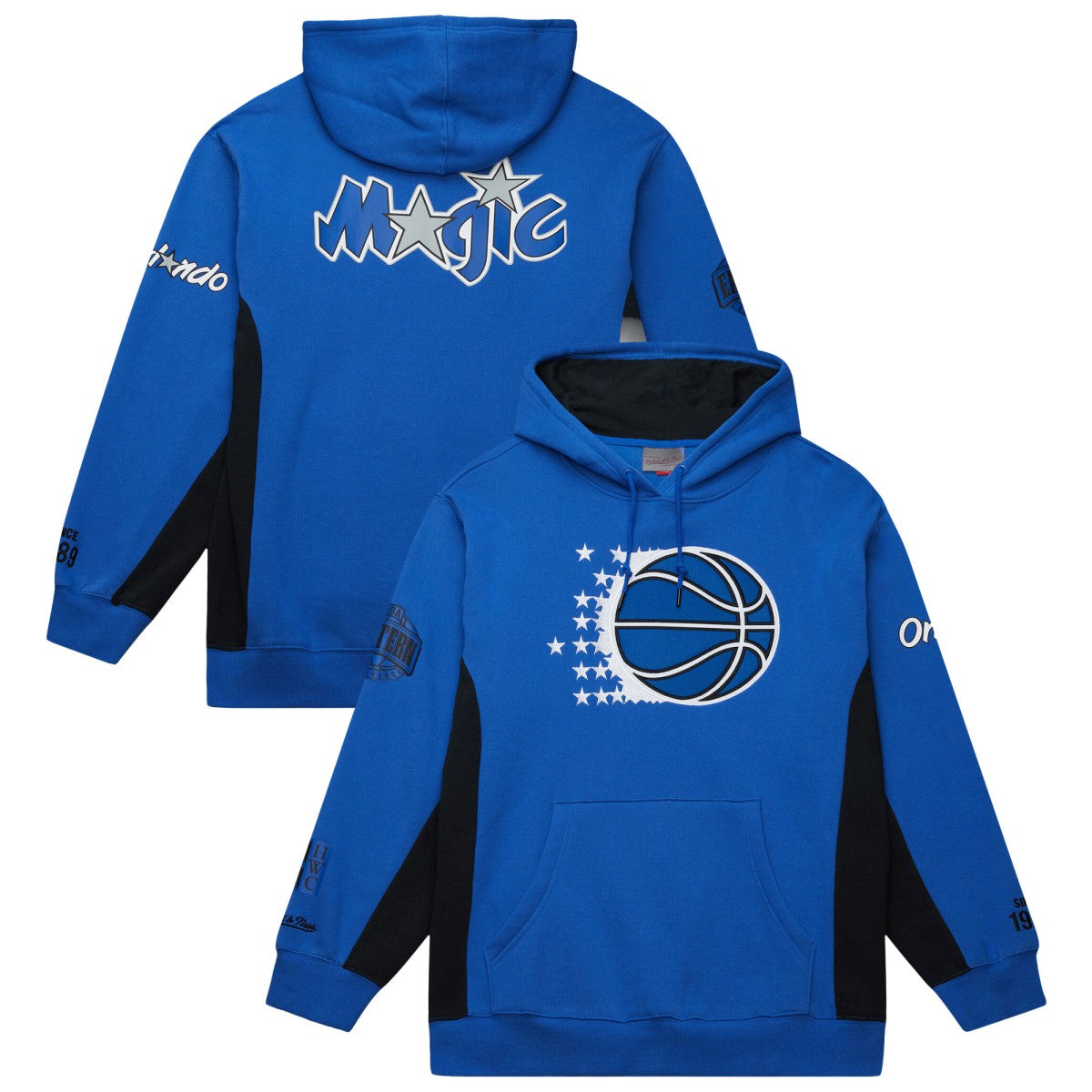 Orlando Magic Hardwood Classics Team Origins Fleece Pullover Hoodie Blue - NBA