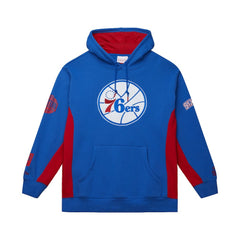 Philadelphia 76ers Hardwood Classics Team Origins Fleece Pullover Hoodie Royal - NBA