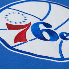 Philadelphia 76ers Hardwood Classics Team Origins Fleece Pullover Hoodie Royal - NBA