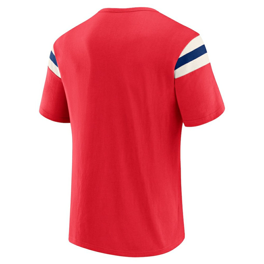 Philadelphia Phillies Darius Rucker Collection by Fanatics Distressed Sleeve Stripe T-Shirt - MLB