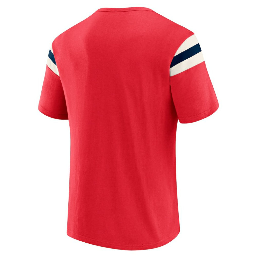 St. Louis Cardinals Darius Rucker Collection by Fanatics Distressed Sleeve Stripe T-Shirt - MLB