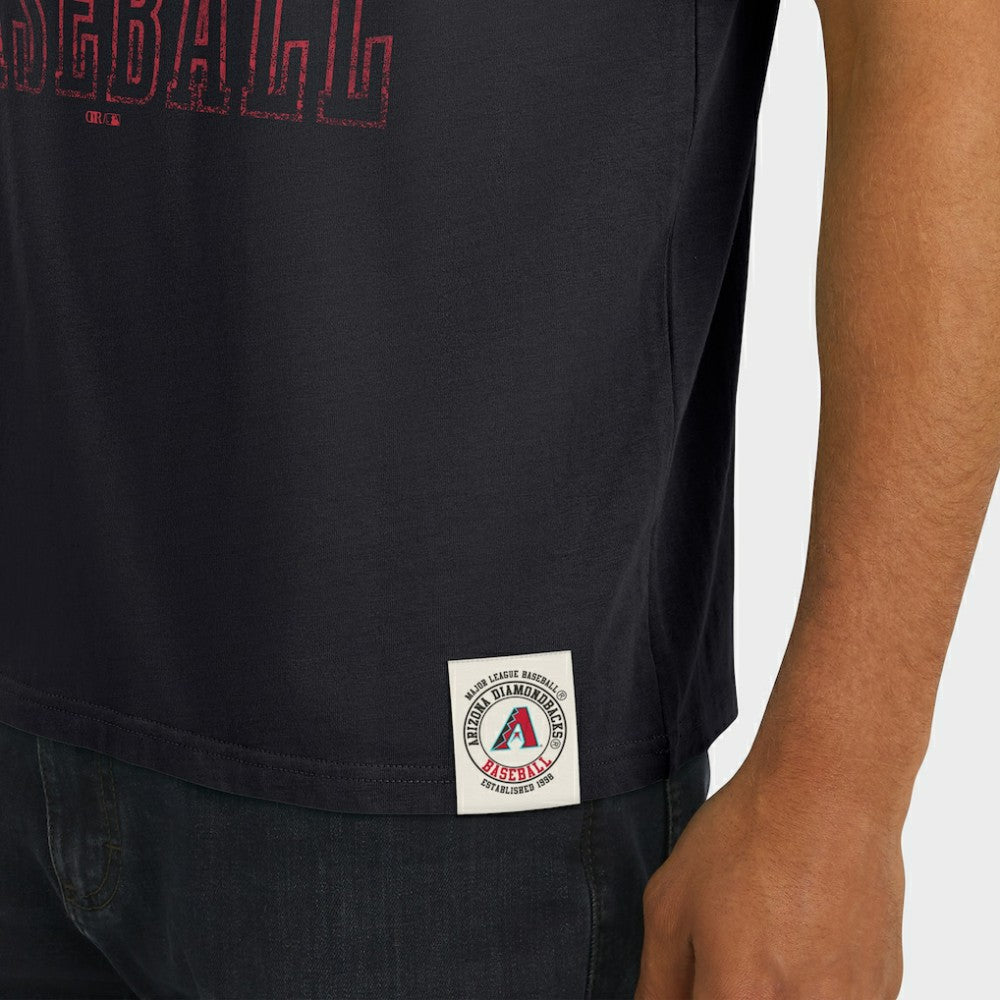 Arizona Diamondbacks Darius Rucker Collection by Fanatics Distressed Sleeve Stripe T-Shirt - MLB