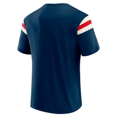 Boston Red Sox Darius Rucker Collection by Fanatics Distressed Sleeve Stripe T-Shirt - MLB