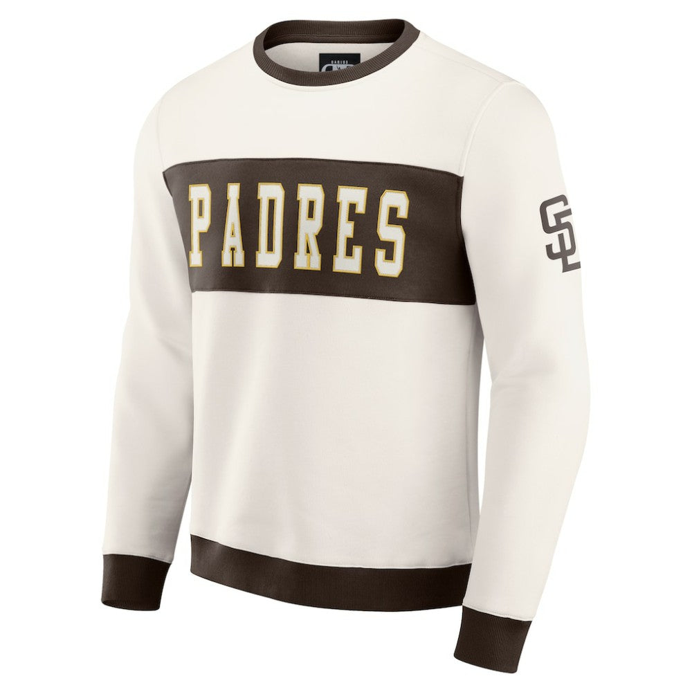 San Diego Padres Darius Rucker Collection by Fanatics Colorblock Crewneck Sweatshirt - MLB