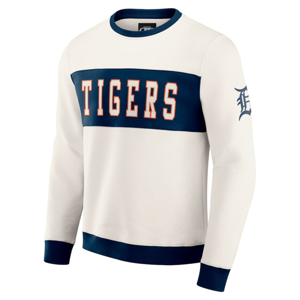 Detroit Tigers Darius Rucker Collection by Fanatics Colorblock Crewneck Sweatshirt - MLB