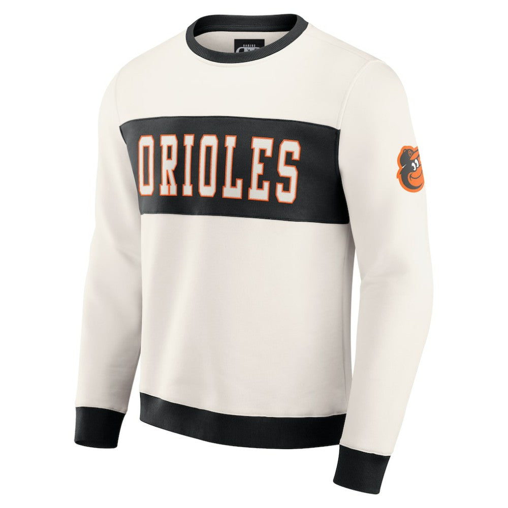 Baltimore Orioles Darius Rucker Collection by Fanatics Colorblock Crewneck Sweatshirt - MLB