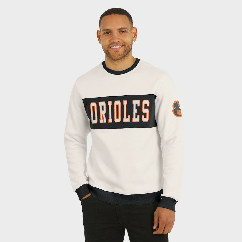 Baltimore Orioles Darius Rucker Collection by Fanatics Colorblock Crewneck Sweatshirt - MLB