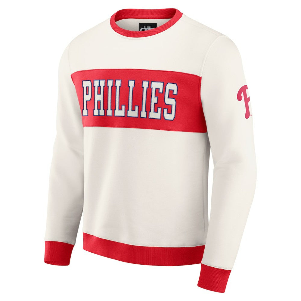Philadelphia Phillies Darius Rucker Collection by Fanatics Colorblock Crewneck Sweatshirt - MLB