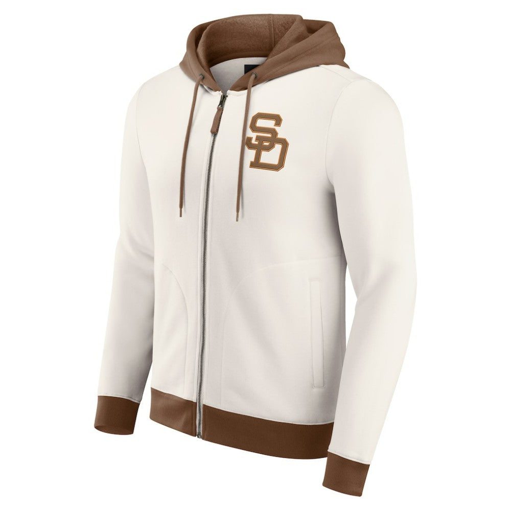 San Diego Padres Darius Rucker Collection by Fanatics Men's Polar Fleece Full-Zip Hoodie - MLB