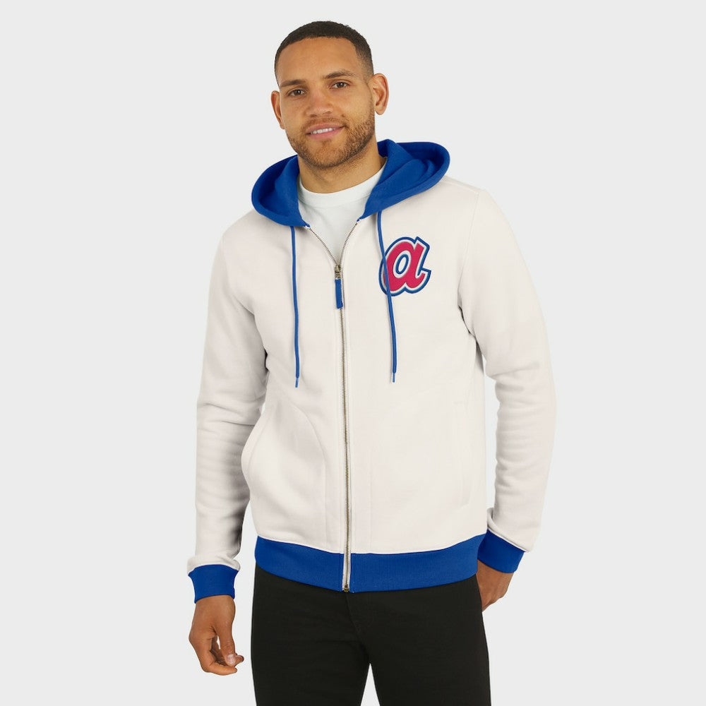 Atlanta Braves Darius Rucker Collection by Fanatics Men's Polar Fleece Full-Zip Hoodie - MLB