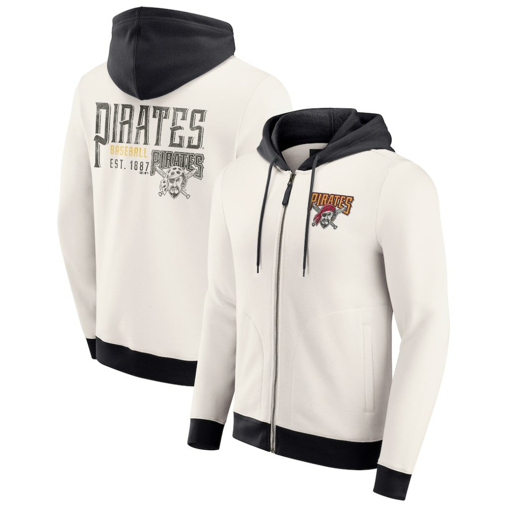 Pittsburgh Pirates Darius Rucker Collection by Fanatics Men's Polar Fleece Full-Zip Hoodie - MLB