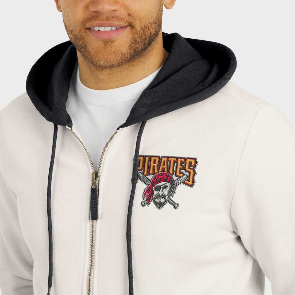 Pittsburgh Pirates Darius Rucker Collection by Fanatics Men's Polar Fleece Full-Zip Hoodie - MLB