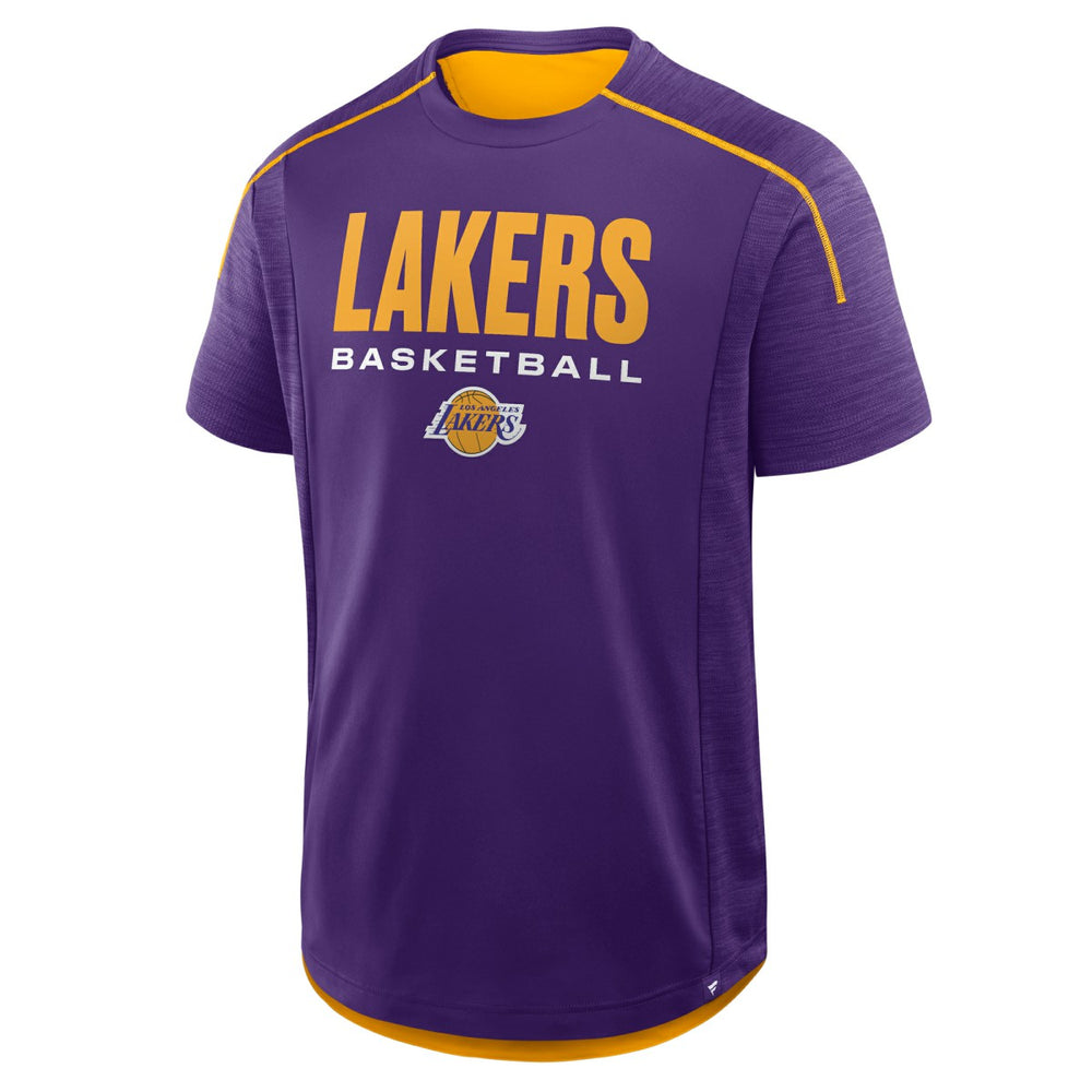 Los Angeles Lakers Inbound Pass Play Practice T-Shirt Purple - NBA