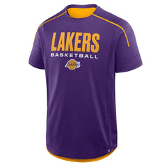 Los Angeles Lakers Inbound Pass Play Practice T-Shirt Purple - NBA