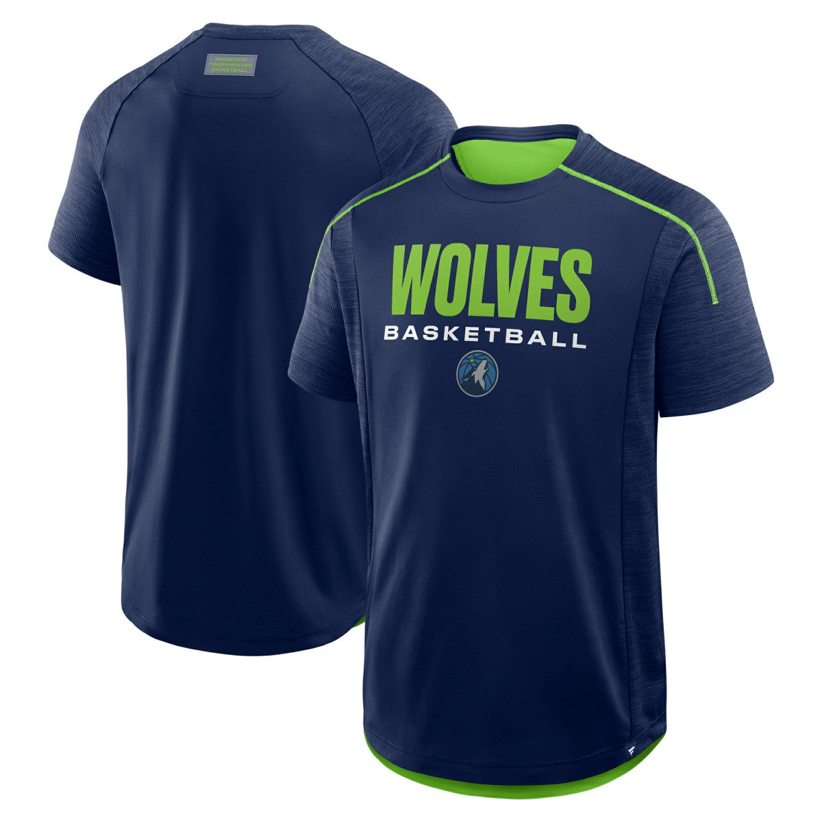 Minnesota Timberwolves Inbound Pass Play Practice T-Shirt Navy - NBA