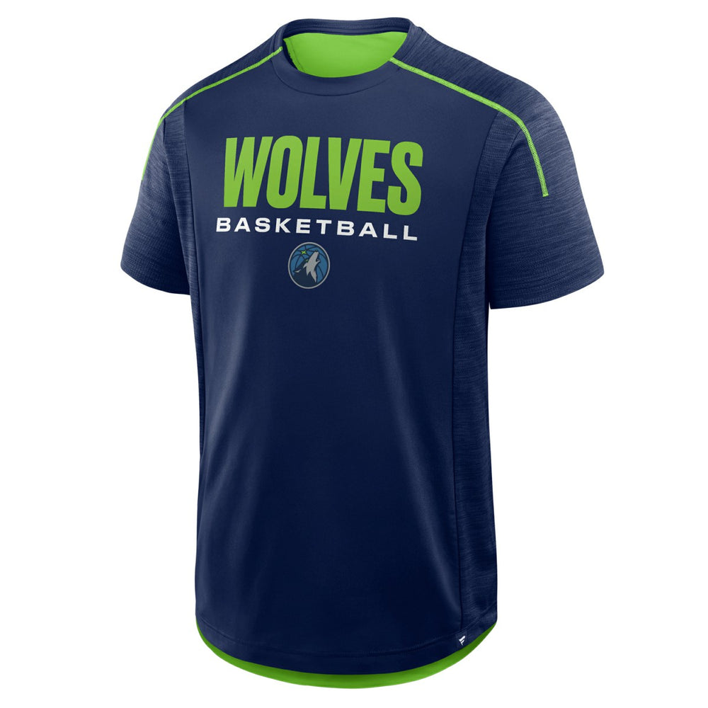 Minnesota Timberwolves Inbound Pass Play Practice T-Shirt Navy - NBA