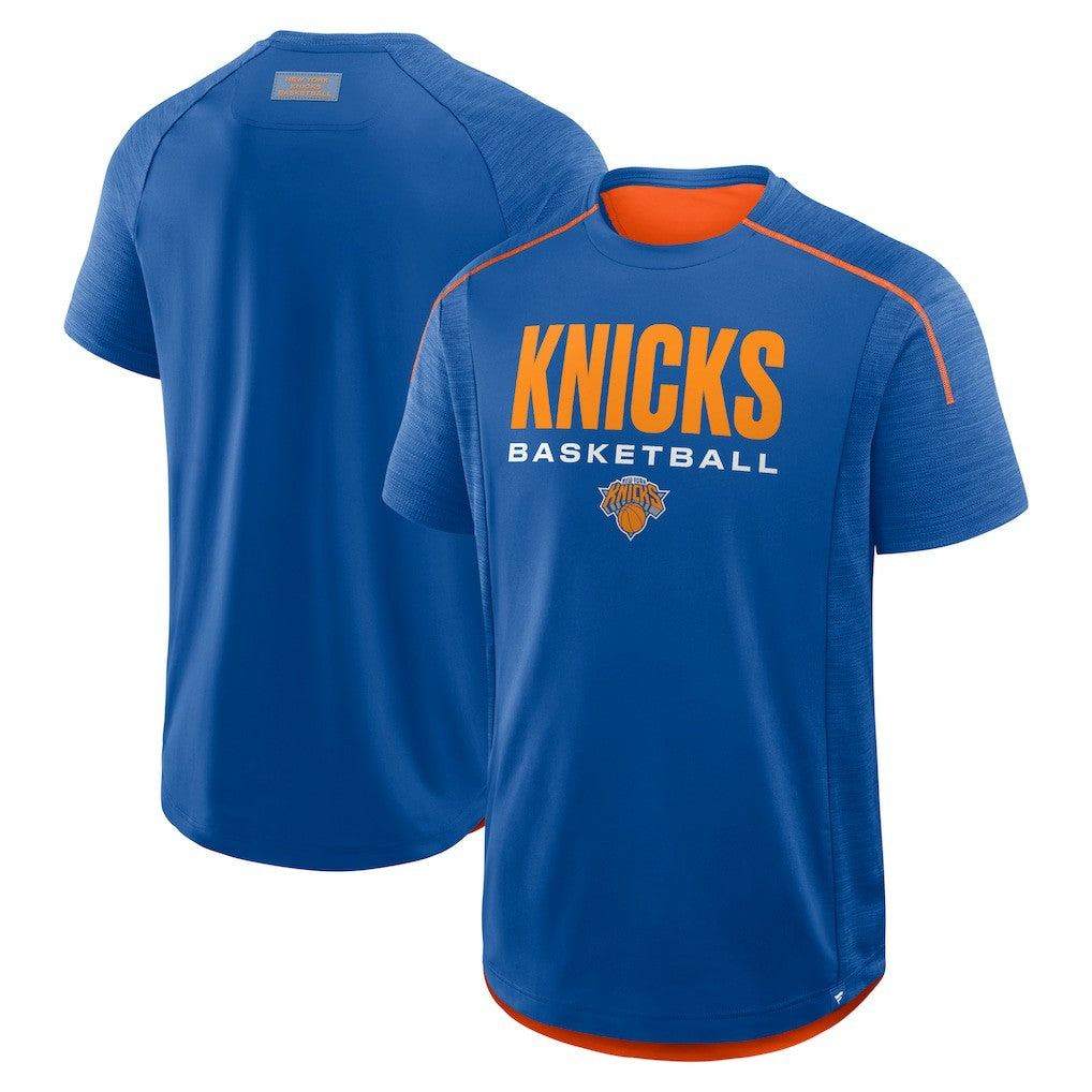 New York Knicks Inbound Pass Play Practice T-Shirt Blue - NBA