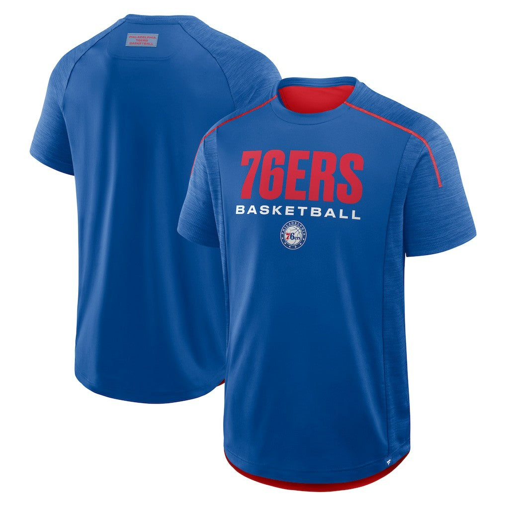 Philadelphia 76ers Inbound Pass Play Practice T-Shirt Royal - NBA