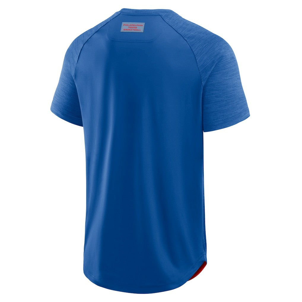Philadelphia 76ers Inbound Pass Play Practice T-Shirt Royal - NBA