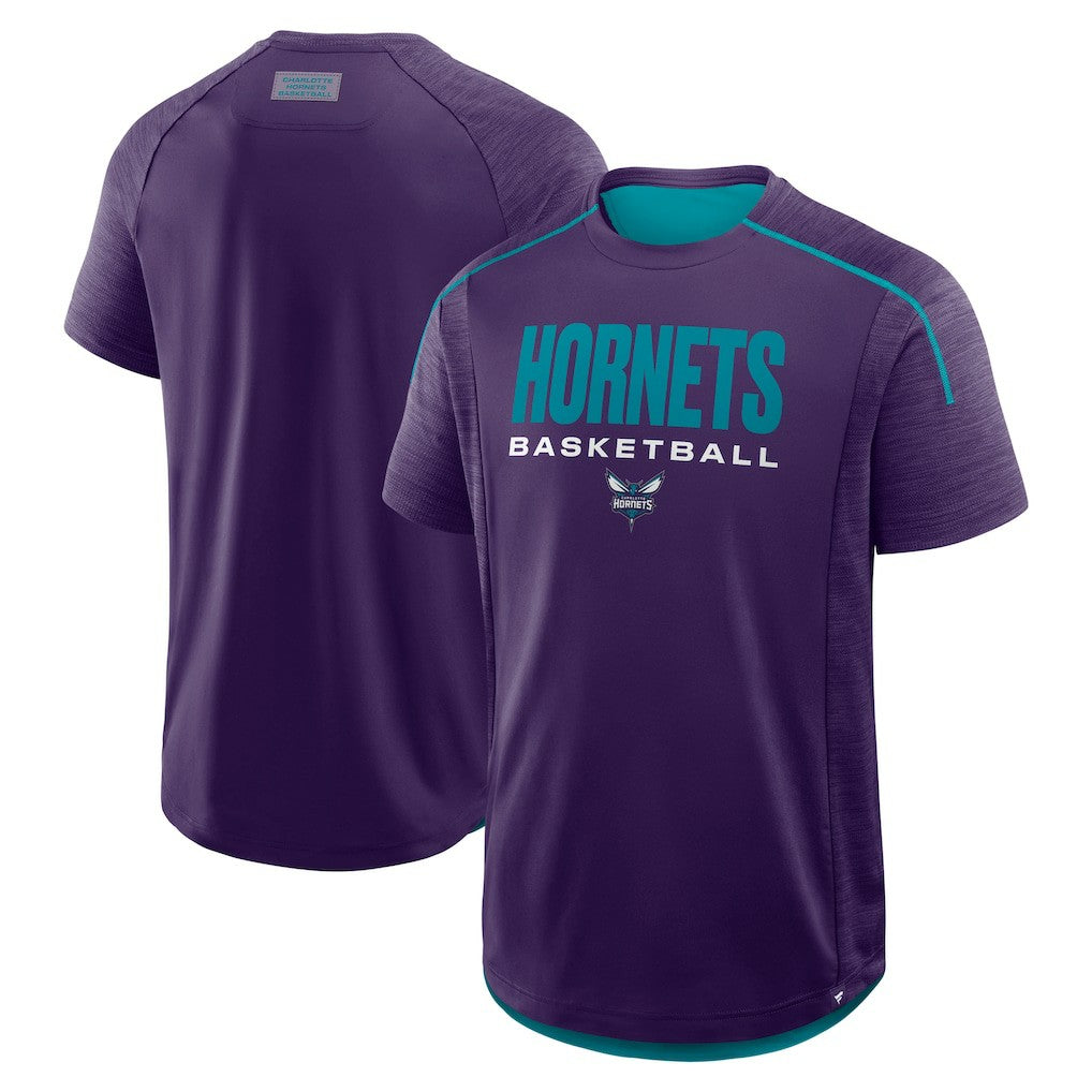 Charlotte Hornets Inbound Pass Play Practice T-Shirt Purple - NBA