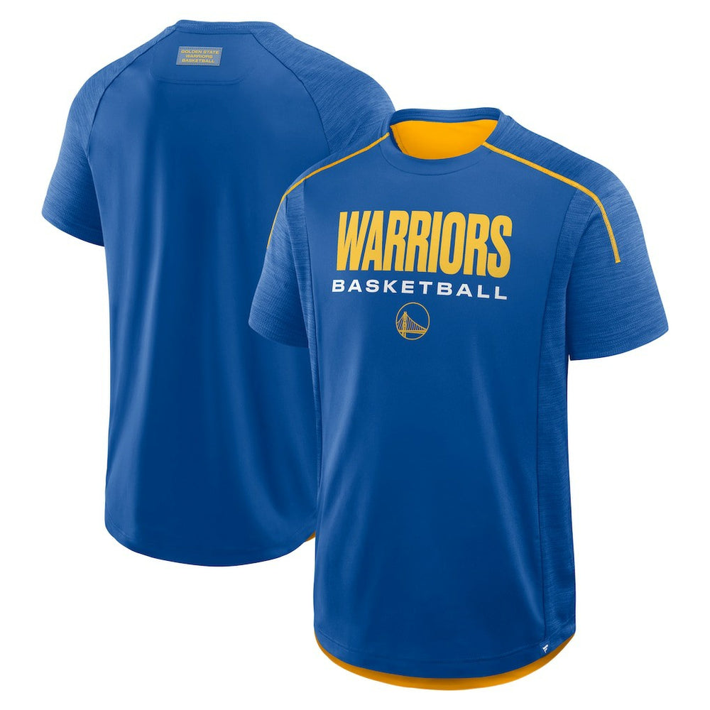 Golden State Warriors Inbound Pass Play Practice T-Shirt Royal - NBA