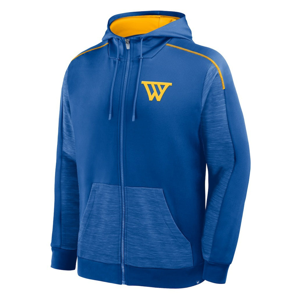 Golden State Warriors Back Door Cut Play Defender Full-Zip Hoodie Royal - NBA