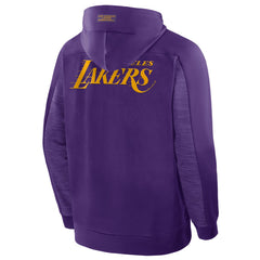 Los Angeles Lakers Back Door Cut Play Defender Full-Zip Hoodie Purple - NBA