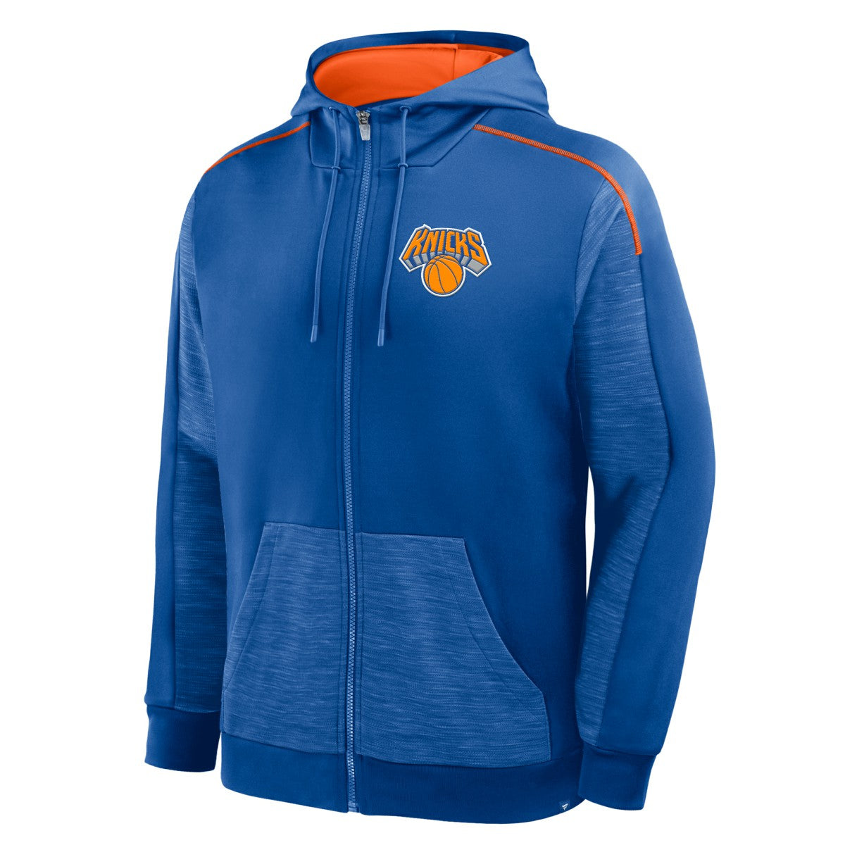 New York Knicks Back Door Cut Play Defender Full-Zip Hoodie Blue - NBA
