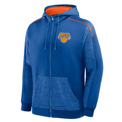 New York Knicks Back Door Cut Play Defender Full-Zip Hoodie Blue - NBA
