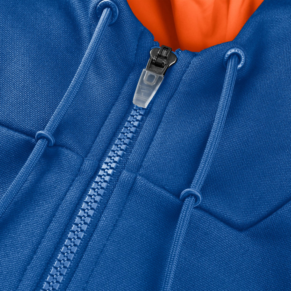 New York Knicks Back Door Cut Play Defender Full-Zip Hoodie Blue - NBA