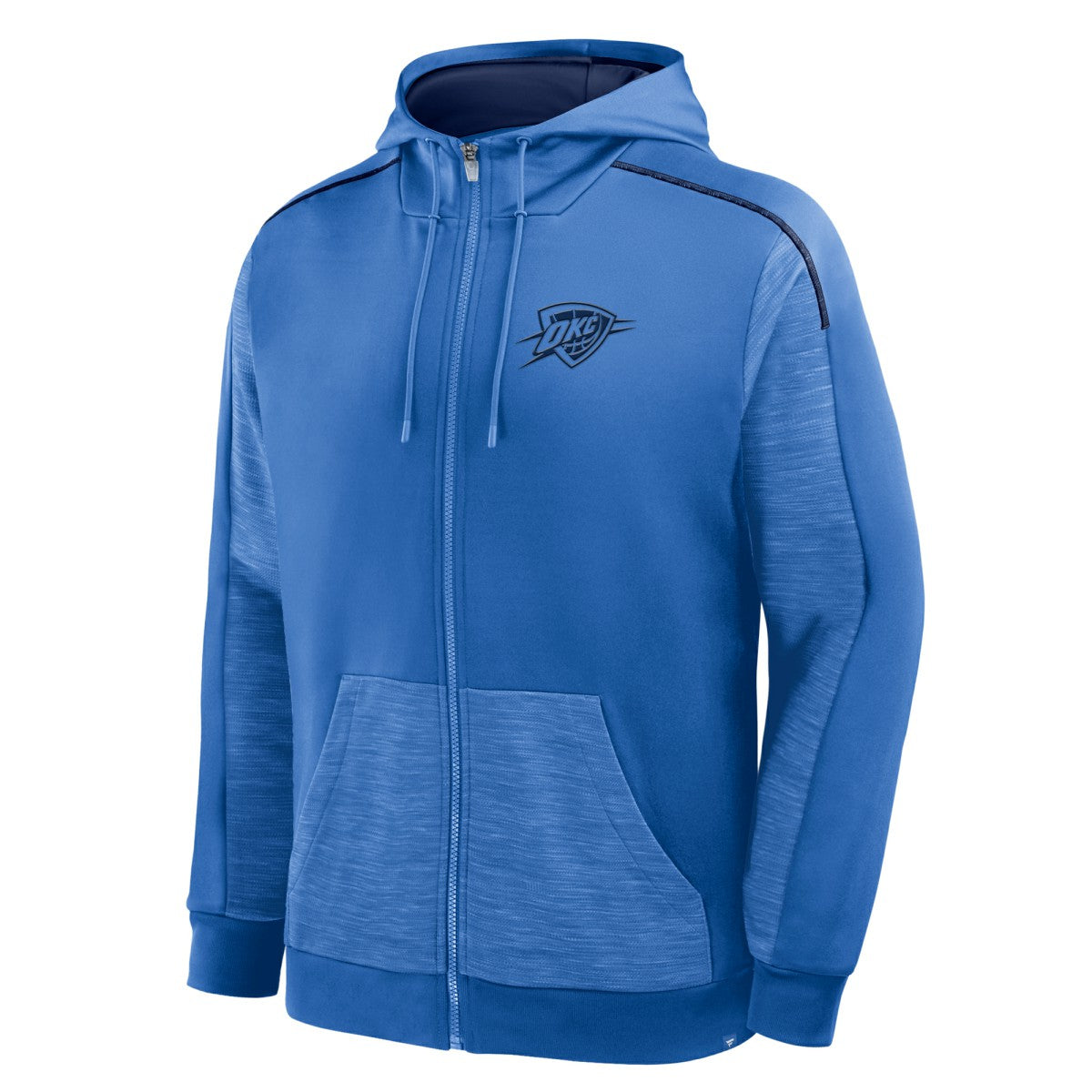 Oklahoma City Thunder Back Door Cut Play Defender Full-Zip Hoodie Blue - NBA