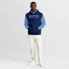 Memphis Grizzlies Half Court Shot Clock Fastbreak Hoodie Navy/Blue - NBA