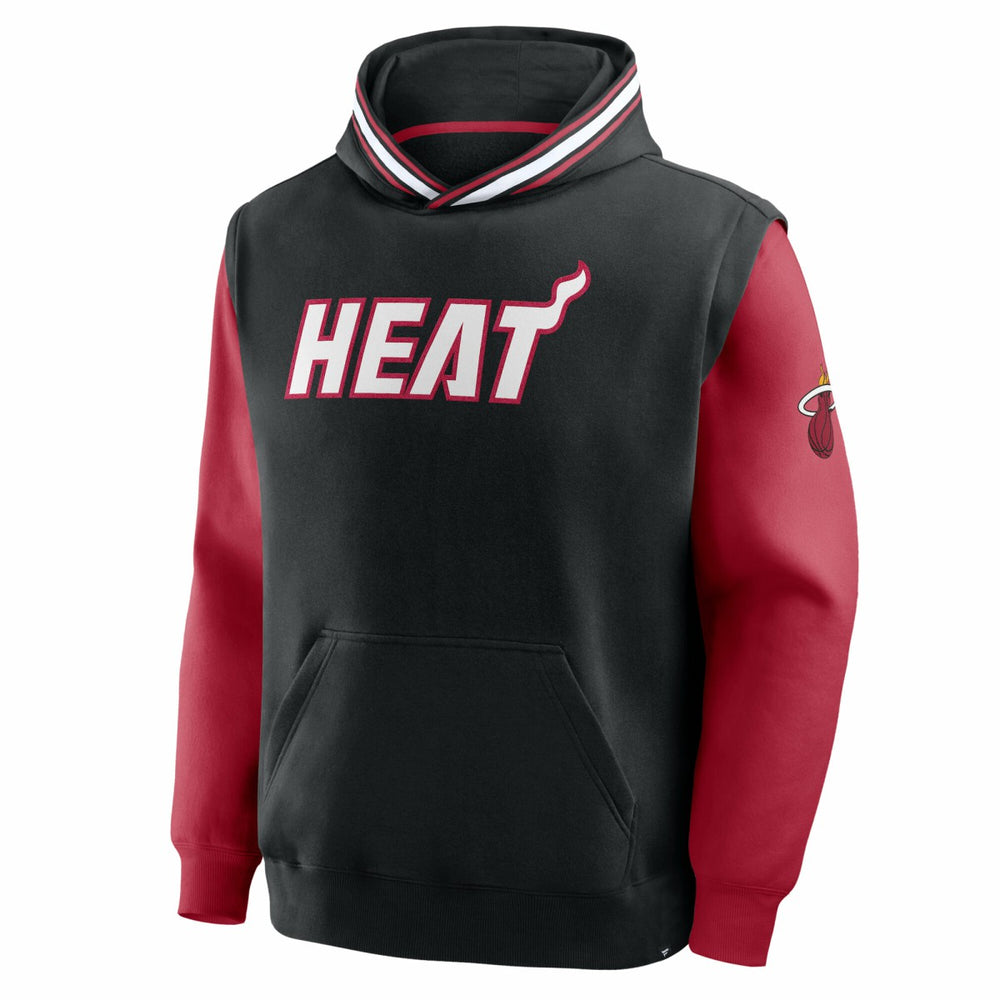 Miami Heat Half Court Shot Clock Fastbreak Hoodie Black/Red - NBA