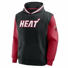 Miami Heat Half Court Shot Clock Fastbreak Hoodie Black/Red - NBA