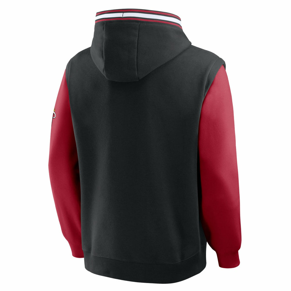 Miami Heat Half Court Shot Clock Fastbreak Hoodie Black/Red - NBA
