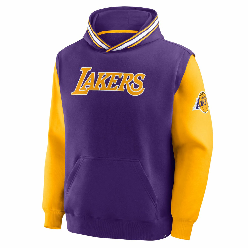 Los Angeles Lakers Half Court Shot Clock Fastbreak Hoodie Purple/Gold - NBA