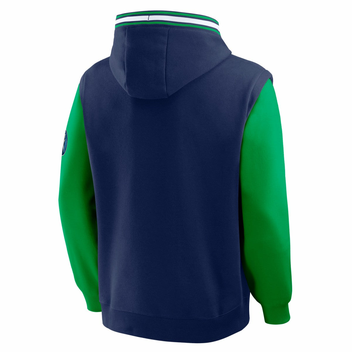 Minnesota Timberwolves Half Court Shot Clock Fastbreak Hoodie Navy/Green - NBA