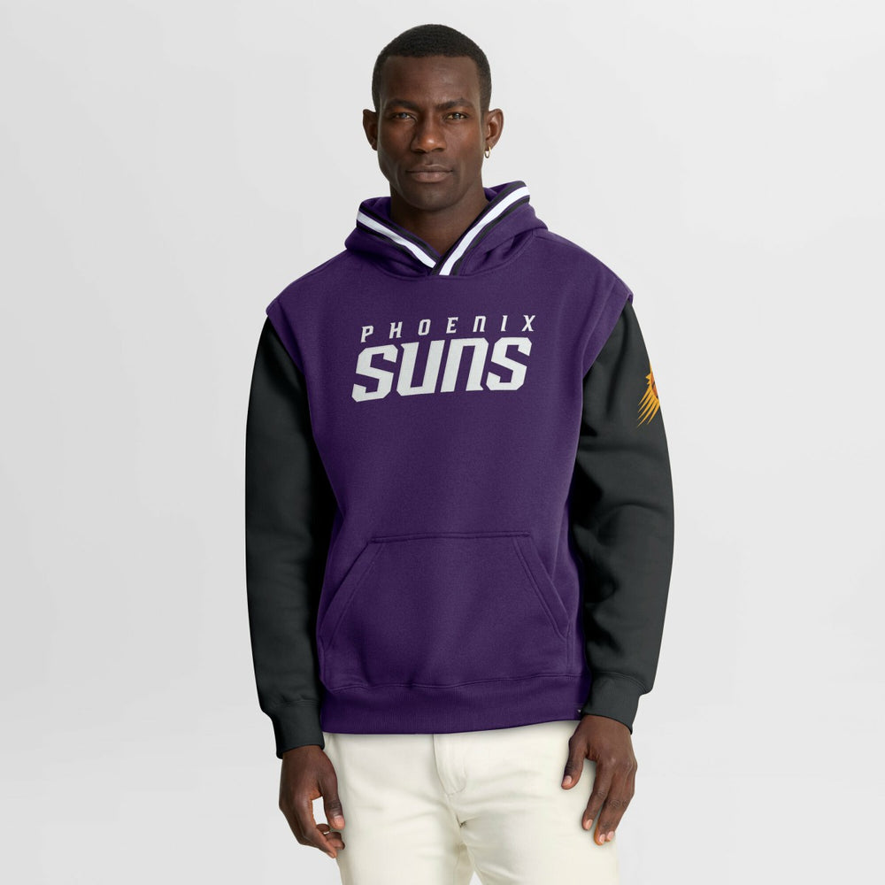 Phoenix Suns Half Court Shot Clock Fastbreak Hoodie Purple/Black - NBA
