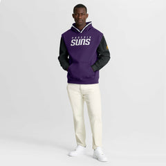 Phoenix Suns Half Court Shot Clock Fastbreak Hoodie Purple/Black - NBA