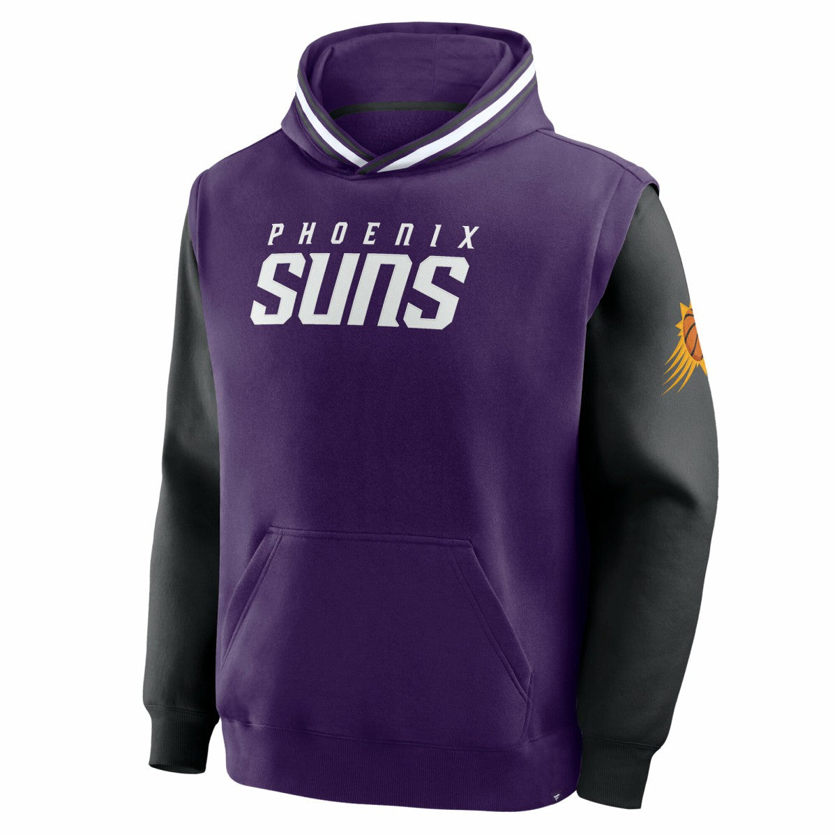 Phoenix Suns Half Court Shot Clock Fastbreak Hoodie Purple/Black - NBA