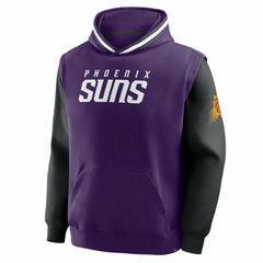 Phoenix Suns Half Court Shot Clock Fastbreak Hoodie Purple/Black - NBA