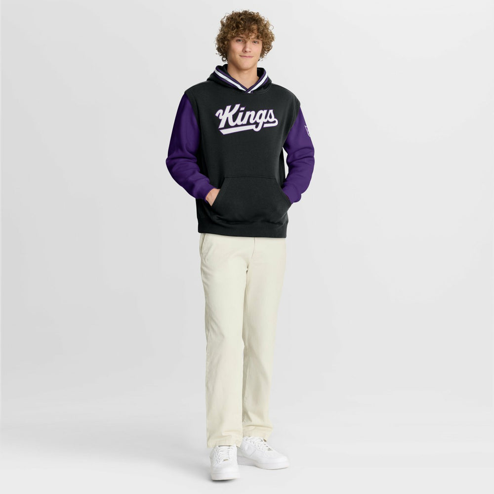 Sacramento Kings Half Court Shot Clock Fastbreak Hoodie Black/Purple - NBA