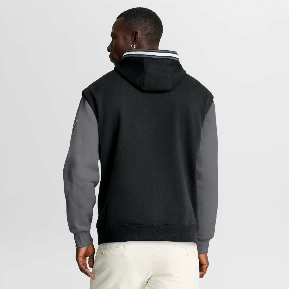 San Antonio Spurs Half Court Shot Clock Fastbreak Hoodie Black/Gray - NBA