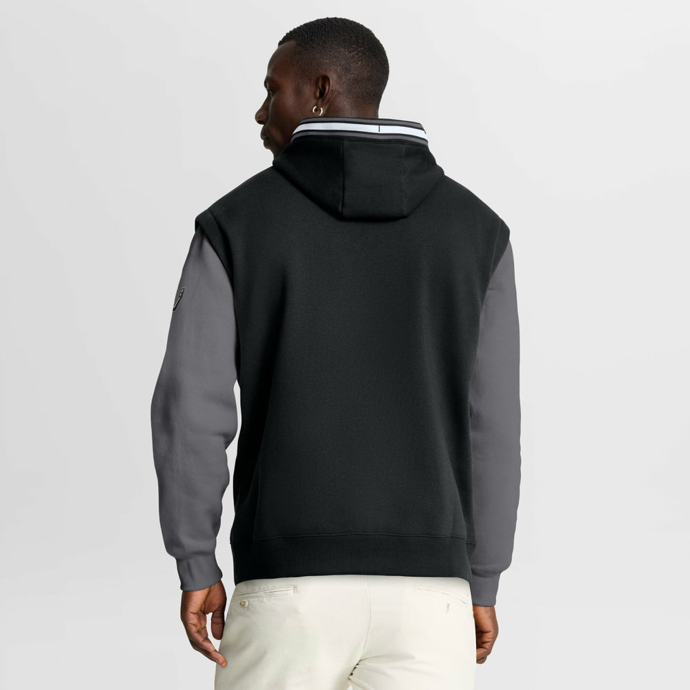 San Antonio Spurs Half Court Shot Clock Fastbreak Hoodie Black/Gray - NBA
