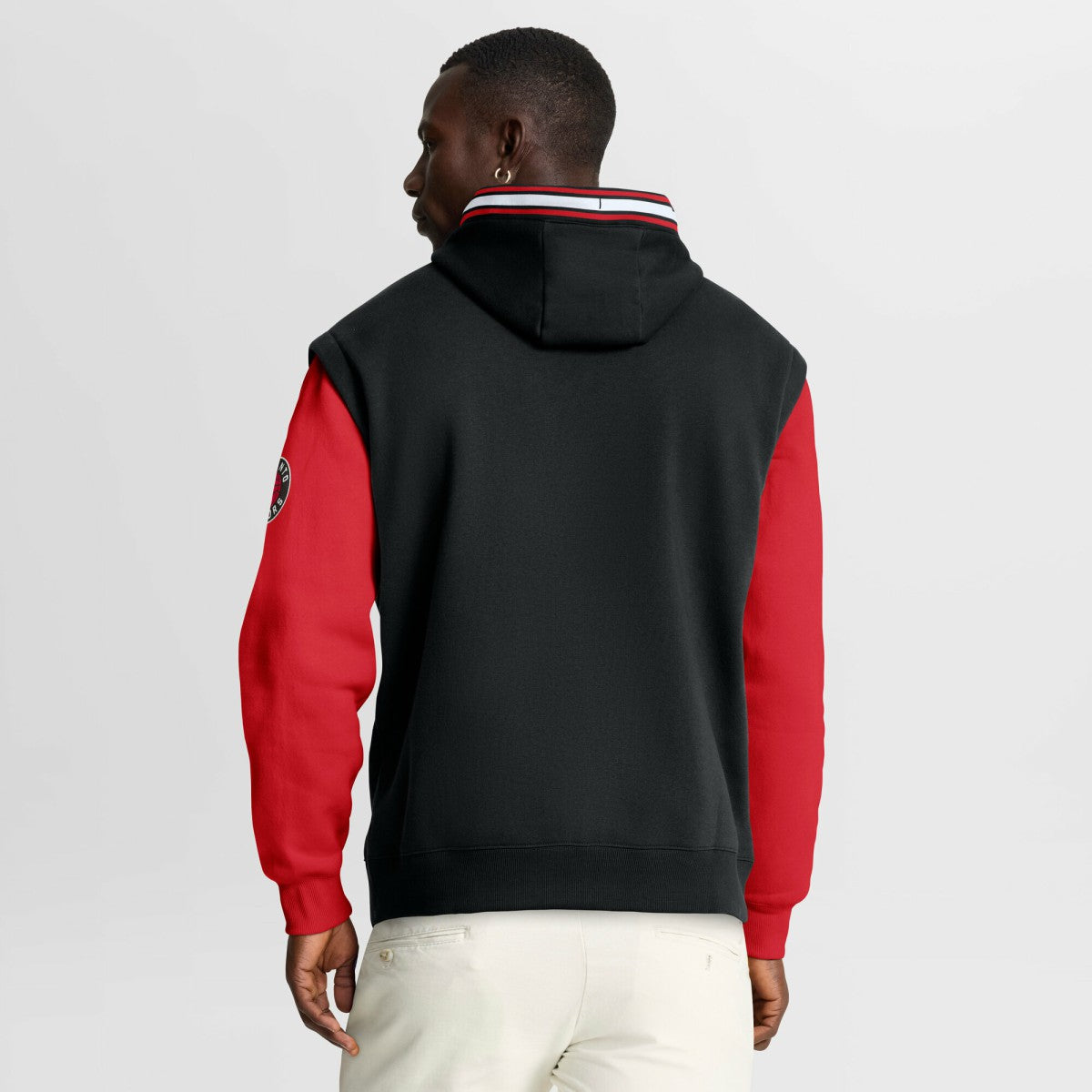Toronto Raptors Half Court Shot Clock Fastbreak Hoodie Black/Red - NBA