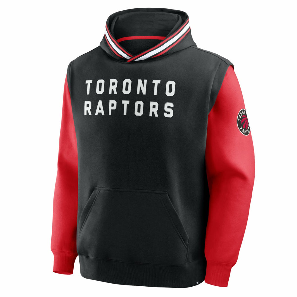 Toronto Raptors Half Court Shot Clock Fastbreak Hoodie Black/Red - NBA