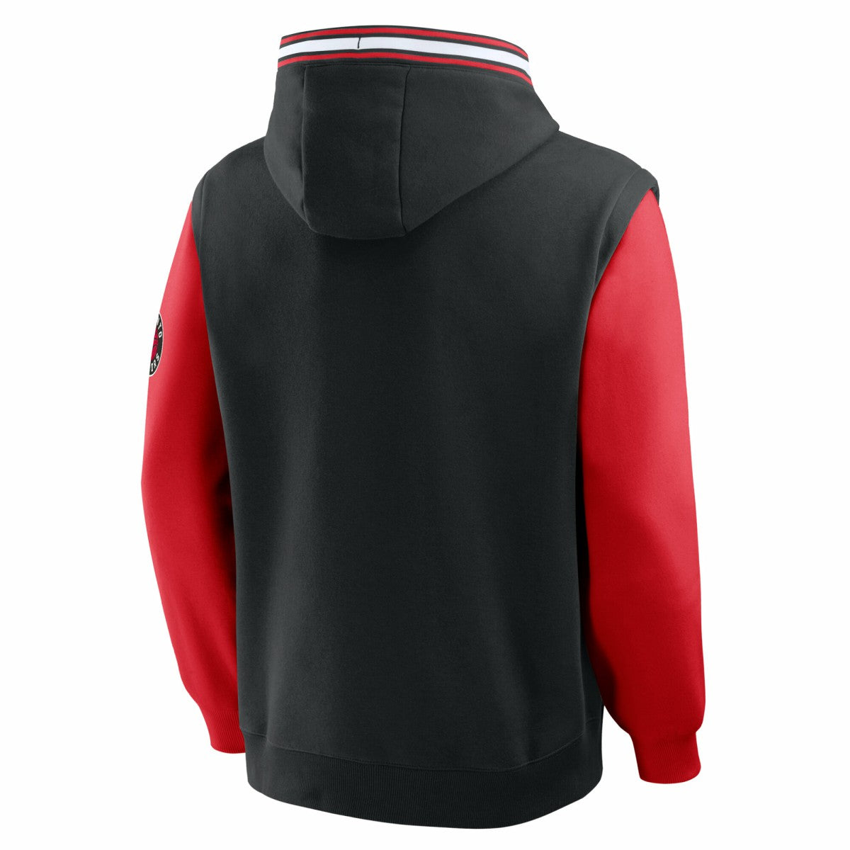 Toronto Raptors Half Court Shot Clock Fastbreak Hoodie Black/Red - NBA