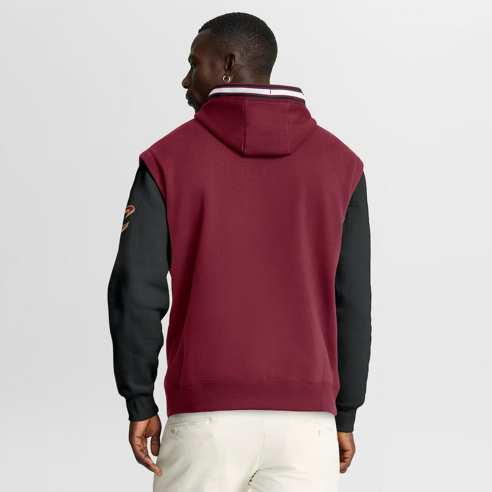 Cleveland Cavaliers Half Court Shot Clock Fastbreak Hoodie Wine/Black - NBA