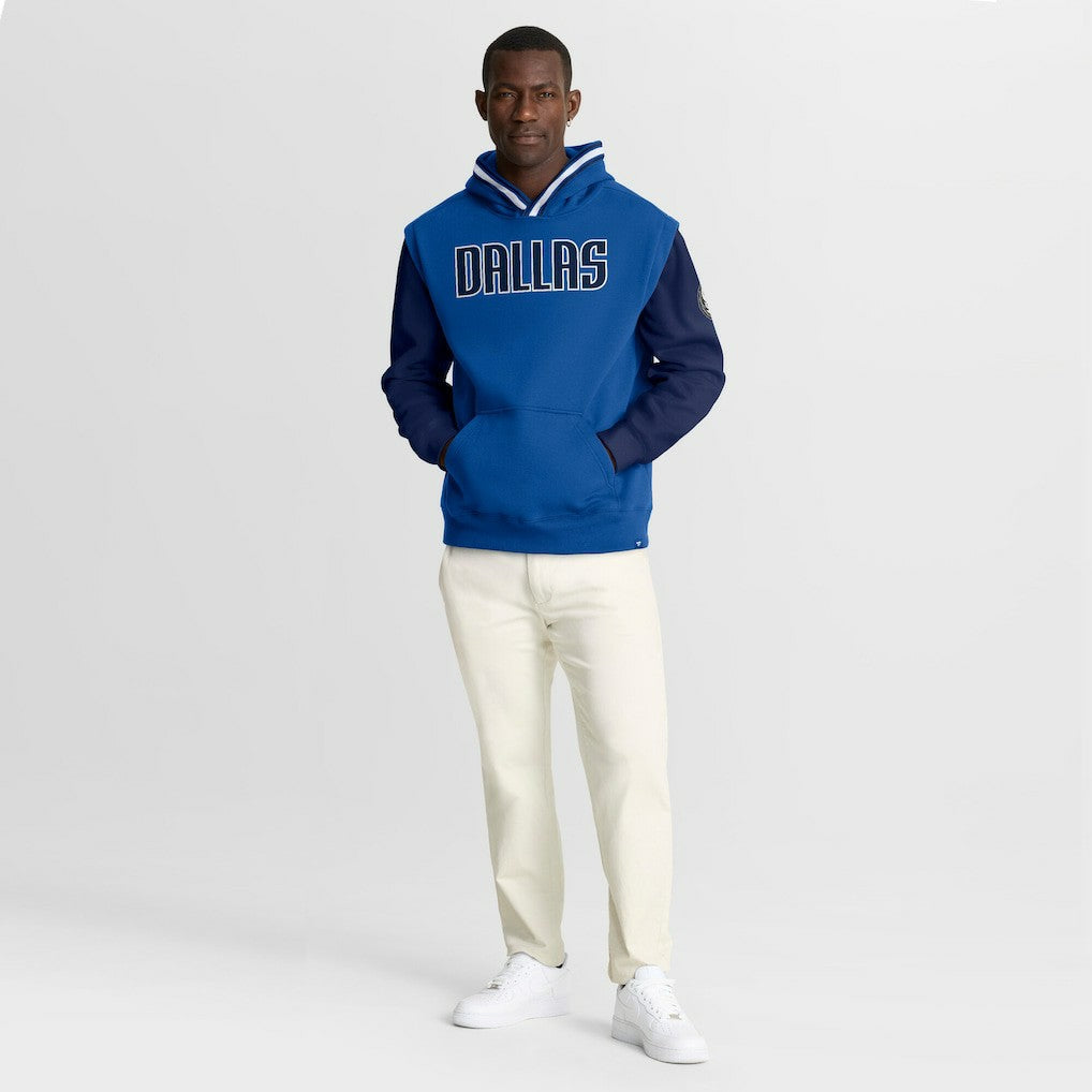 Dallas Mavericks Half Court Shot Clock Fastbreak Hoodie Blue/Navy - NBA